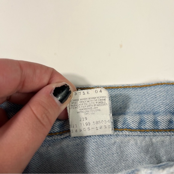 Levis Vintage 1999 Light Wash 505 Cutoff Denim Jean Shorts 34 Festival 32x3 - Picture 5 of 7